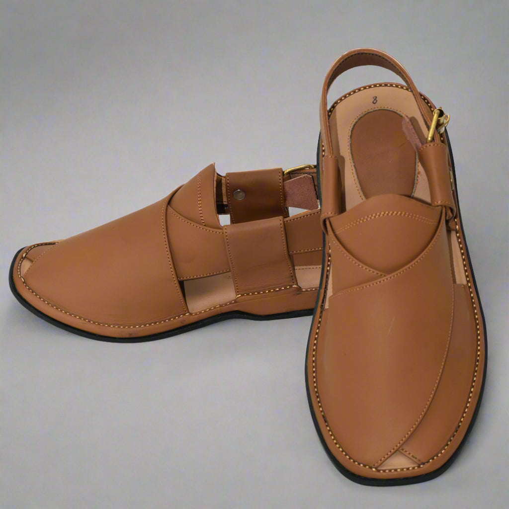 GoGo Yellow Leather Chappal